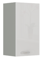 Horní skříňka BIANKA bílý lesk-šedá 45 G-72 1F 