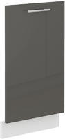 Dvířka na myčku LARA šedá lesk, ZM 446 x 713 
