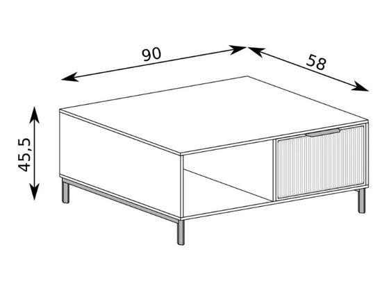 Konferenční stolek LS-6 Link A Styles indigo, 90 x 58  - 2