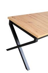 Stůl rozkládací jídelní IKON 1, 80 x 140/180 cm, kovové nohy - 3/3