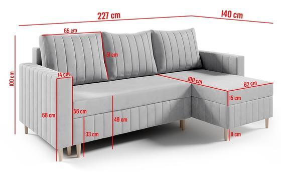 Sedací souprava Tampa 250, 227 x 140 cm - skupina I. - 6